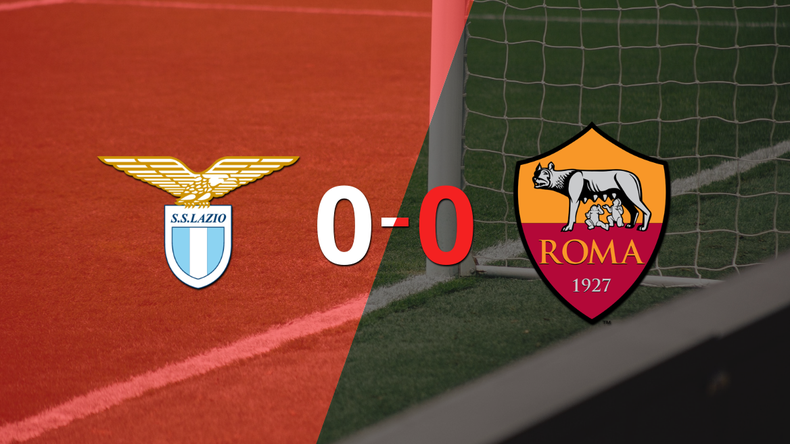 Lazio y Roma igualan 0-0 el Derby Della Capitale disputado en el estadio Stadio Olimpico