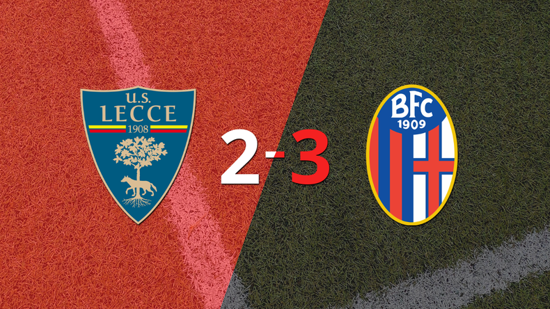 Bologna superó a Lecce por la mínima diferencia