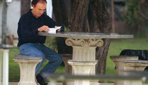 Menem preso en la quinta de Armando Gostanián.