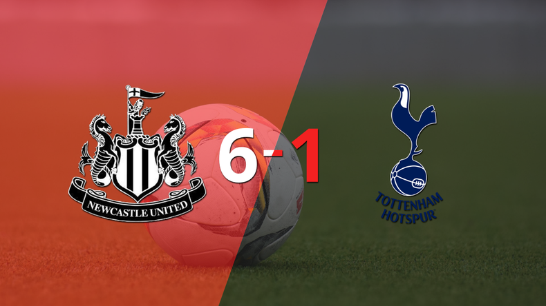 Goleada de Newcastle United a Tottenham con doblete de Jacob Murphy incluído