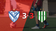 velez empato con banfield y lucas janson anoto dos goles