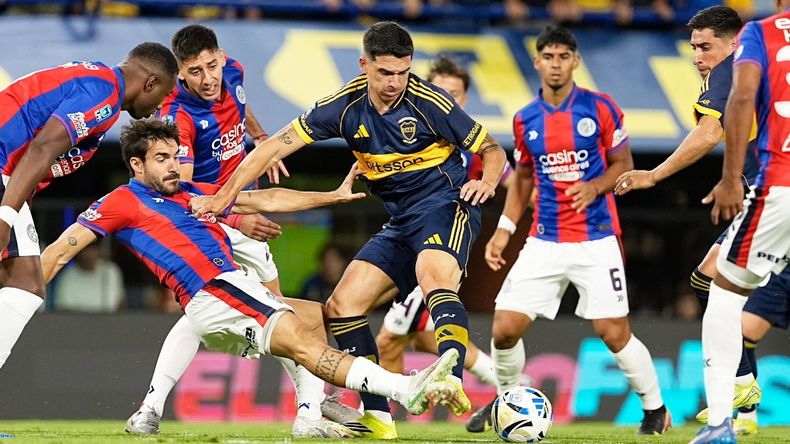 Boca y San Lorenzo empataron 1 a 1 por la fecha 10 del Torneo Apertura