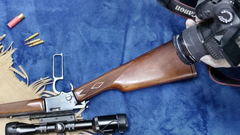 Parte de las armas incautadas por la Policía de Río Negro