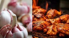 ¿Con qué objetivo se frota un diente de ajo sobre la parrilla antes de usarla?