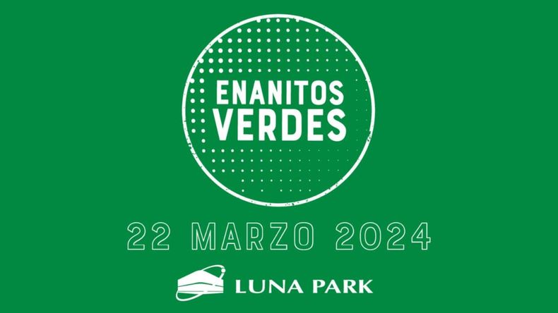 Así se anunció el show de los Enanitos Verdes en el Luna Park.