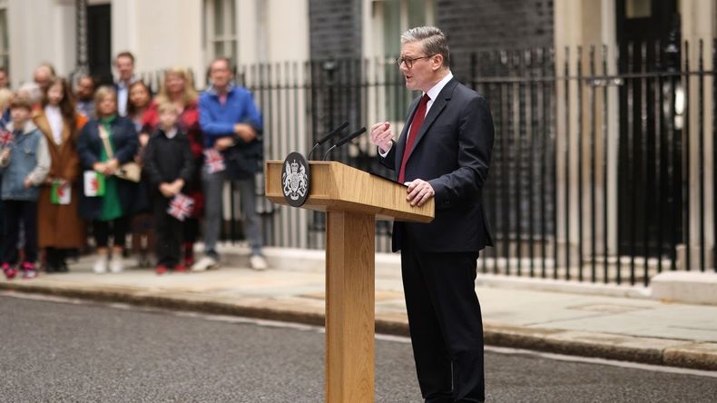 Starmer, máxima autoridad política de Reino Unido.