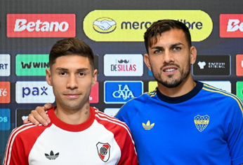 Gonzalo Montiel y Leandro Paredes.