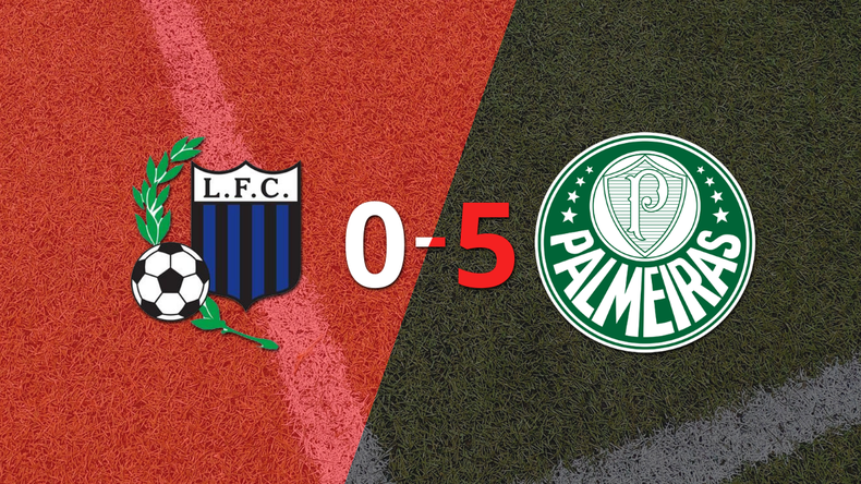 Con doblete de Raphael Veiga, Palmeiras liquidó 5-0 a Liverpool (U)