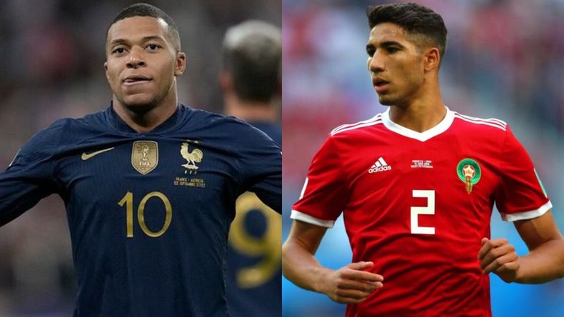 Mbappé y Hakimi