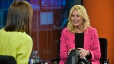 En la entrevista, Mazza habló muy distendida. En la entrevista, Mazza habló muy distendida.