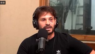 Lucas Román en el estudio de Futurock luego del ataque.