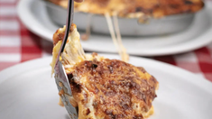 Un plato clásico, rico y que no falla nunca: la lasagna es una de las estrellas de la casa.