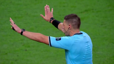 El árbitro Evans se equivocó al realizar la indicación. El árbitro Evans se equivocó al realizar la indicación.