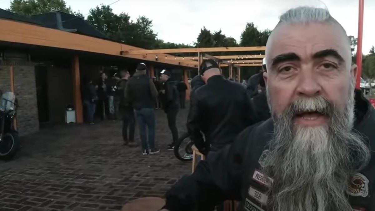 El presidente de los Hell's Angels explicó porqué vinieron al país: " Estamos en todo el mundo y ahora estamos acá festejando nuestra fiesta anual"