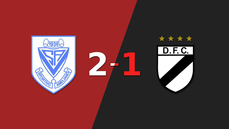 Sp. Ameliano logra remontada y gana 2-1 a Danubio