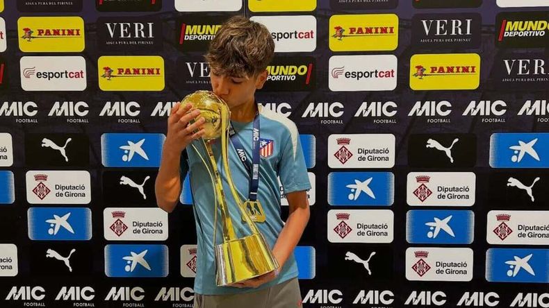 El hijo de un subcampeón en Brasil acaba de consagrarse con su club.