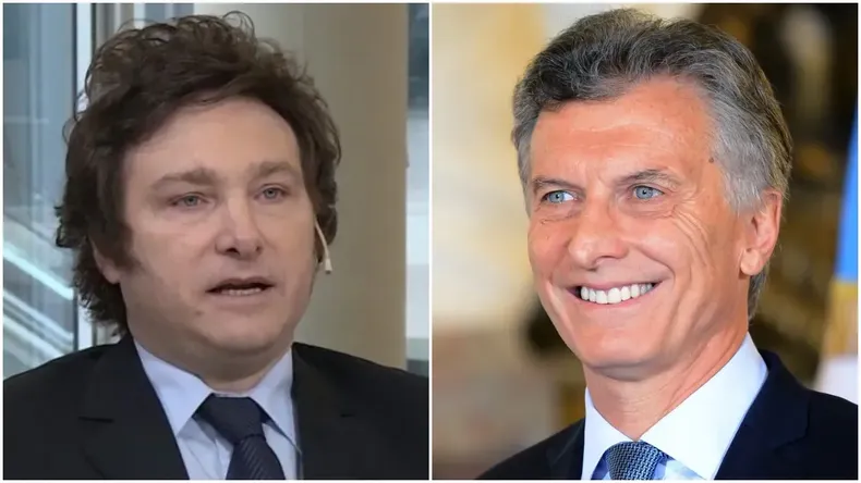 Milei y Macri.&nbsp;