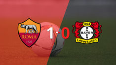 en el partido de ida, roma gana 1-0 a b. leverkusen