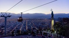Las vistas únicas de Salta que se pueden apreciar desde el teléferico San Bernardo Las vistas únicas de Salta que se pueden apreciar desde el teléferico San Bernardo