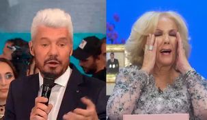 Marcelo Tinelli se mostró muy enfadado con Mirtha Legrand.