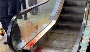 Un desperfecto en la escalera mecánica ocasionó 11 heridos.