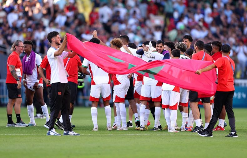 Marruecos aplastó a Egipto en fútbol y se quedó con la medalla de bronce en París 2024.