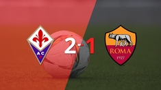 fiorentina consiguio una victoria en casa por 2 a 1 ante roma