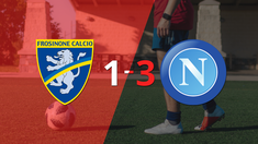 con dos goles de victor osimhen, napoli vencio a frosinone