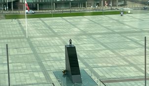 Un hombre amenazó con estallar una bomba en el centro de Varsovia.&nbsp;