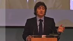 Javier Milei presentó el modelo económico argentino ante el BID.&nbsp;