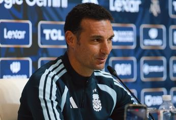 Lionel Scaloni, DT de la Selección argentina.