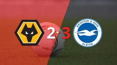 Wolverhampton fue superado 3-2 en casa por Brighton and Hove