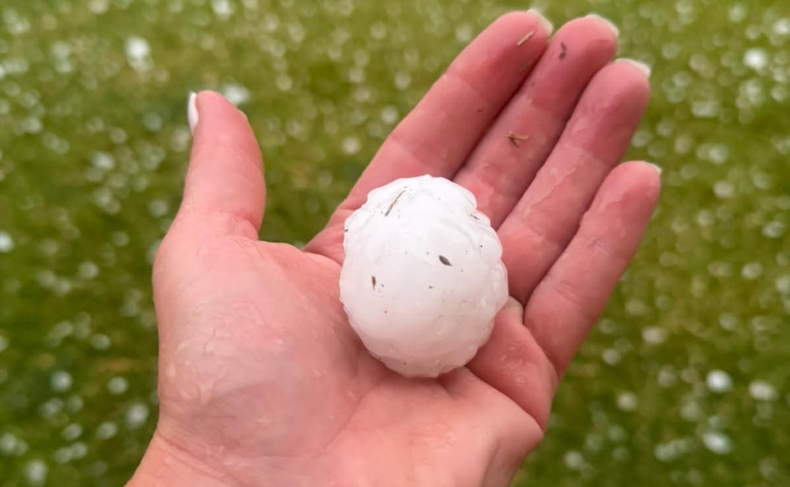 Los cordobeses se volcaron a las redes sociales para mostrar las consecuencias de la granizada.