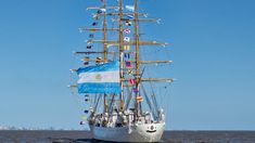 La Fragata Libertad partió de Argentina el pasado 7 de junio y estuvo en dos continentes