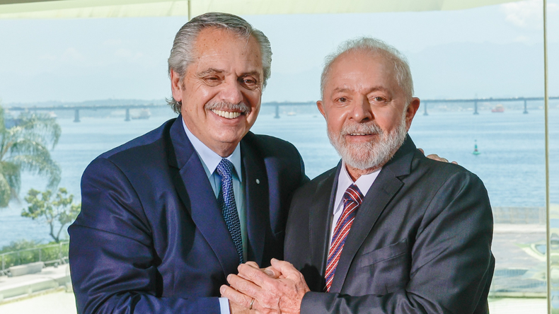 Los presidentes se encontraron en Brasil.