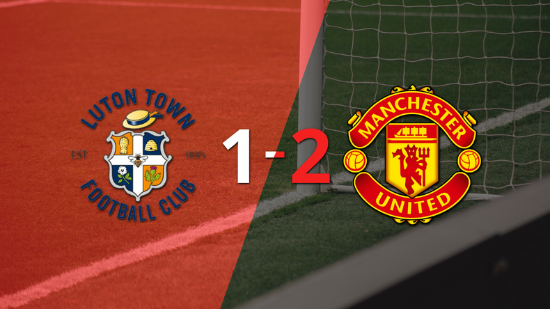 Doblete de Rasmus Hojlund guió el triunfo de Manchester United sobre Luton Town