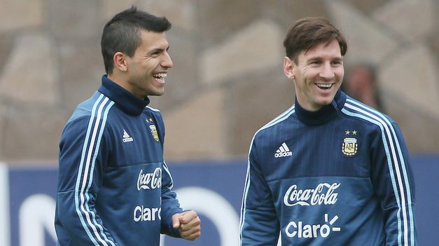 Lionel Messi y Sergio Agüero&nbsp; compartieron plantel en la Selección Argentina.