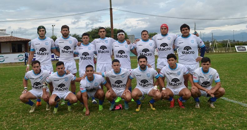 El equipo de rugby de Gimnasia y Tiro de Salta.
