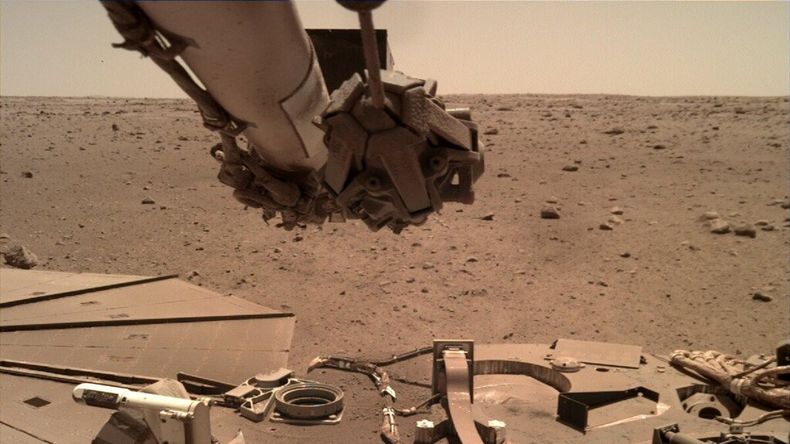 La misión InSight lleva más de tres años en Marte.
