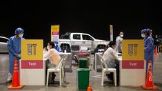 La Rural, uno de los lugares donde se realizan testeos en Buenos Aires. La Rural, uno de los lugares donde se realizan testeos en Buenos Aires.