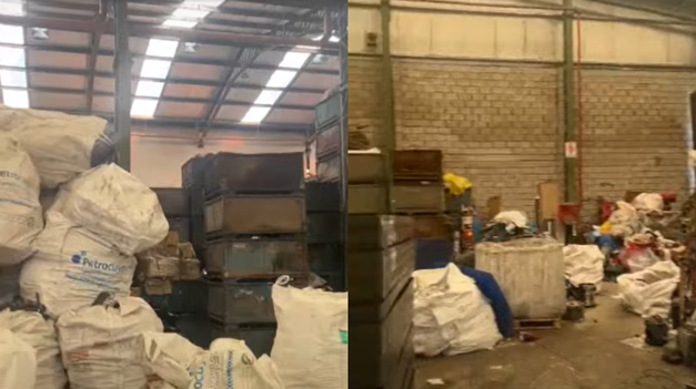 Tenían más de 120 mil kilos de metal robado en un galpón de Rafael Castillo.