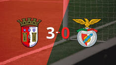 Benfica cayó ante SC Braga con dos goles de Ricardo Horta