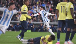Messi festeja su golazo a Ecuador, en septiembre del año pasado. Messi festeja su golazo a Ecuador, en septiembre del año pasado.