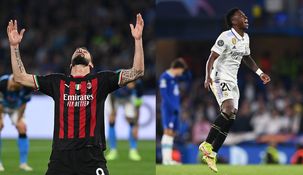 Giroud, en Milan, y Vinicius, para Real Madrid, fueron clave.