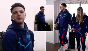 Una compañía de Irlanda chicaneó al futbolista inglés Declan Rice.