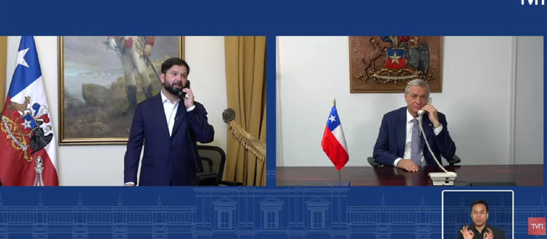 El presidente chileno Gabriel Boric llamó al mandatario electo José Antonio Kast para felicitarlo por la victoria en el balotaje.