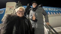 Carmen Barbieri y Marcelo Polino se encontraban en el avión. Carmen Barbieri y Marcelo Polino se encontraban en el avión.