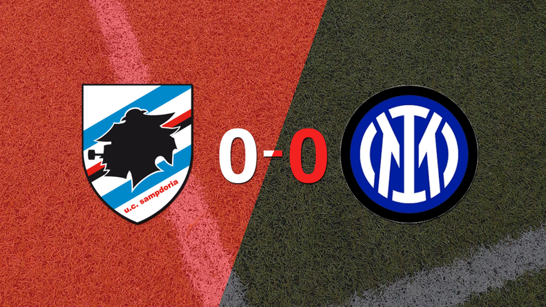 Sampdoria e Inter no se hicieron daño y empataron sin goles