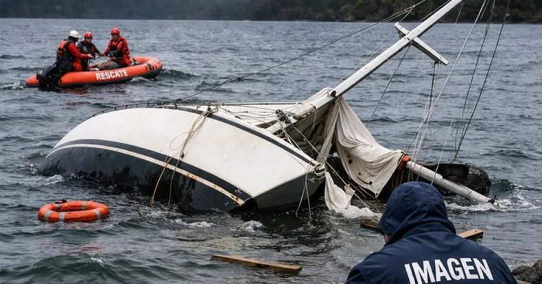 El cuerpo de la víctima fue encontrado boca abajo en el agua.