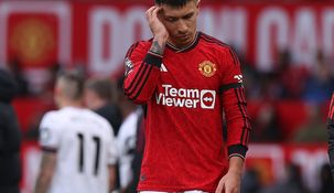 Lisandro Martínez se lesionó y preocupa a la Selección argentina.